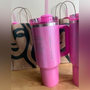 Pink Winter Starbucks Stanley 40oz